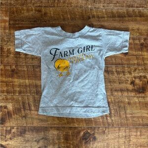 Farm Girl Kids T-Shirt